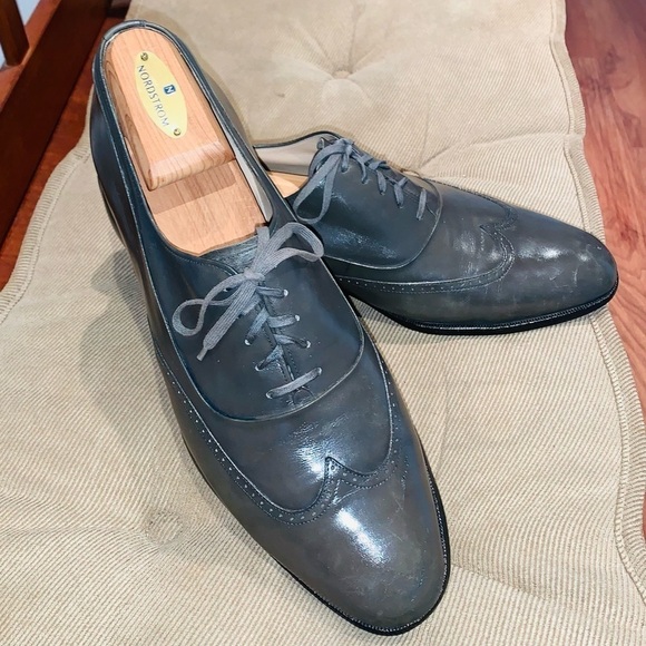 R Benedetto leather Wingtip Oxford. - Picture 3 of 14